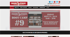 Desktop Screenshot of engagingspeakers.com